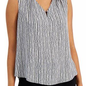 NWT Kasper Dot Print Top